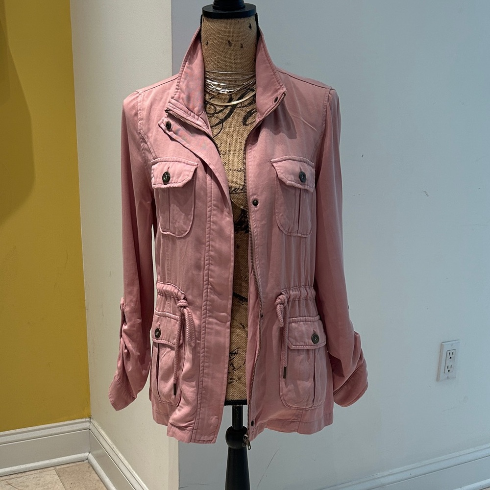 Black Label C’est Toi Women's Blush Pink Utility Jacket